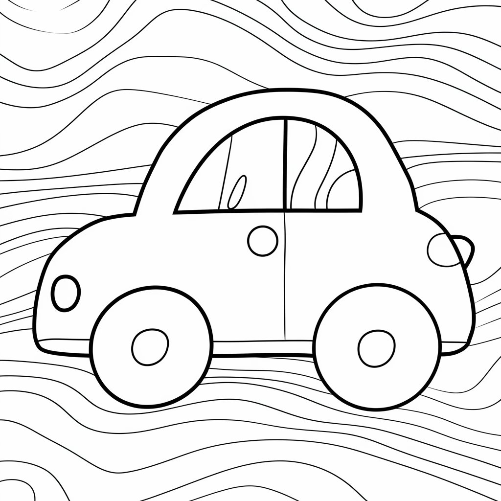 desenho carros para colorir