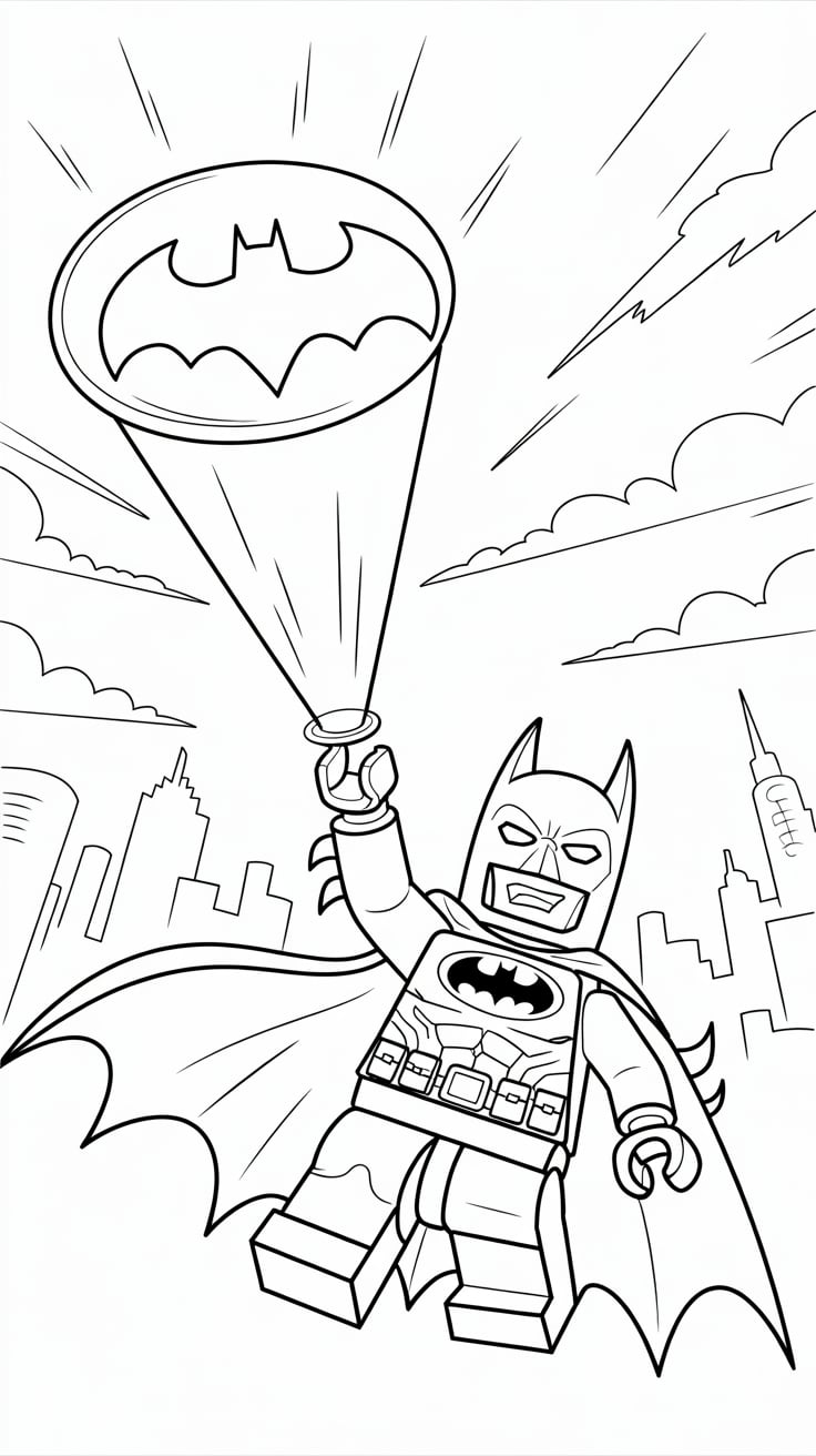 lego hulk para colorir