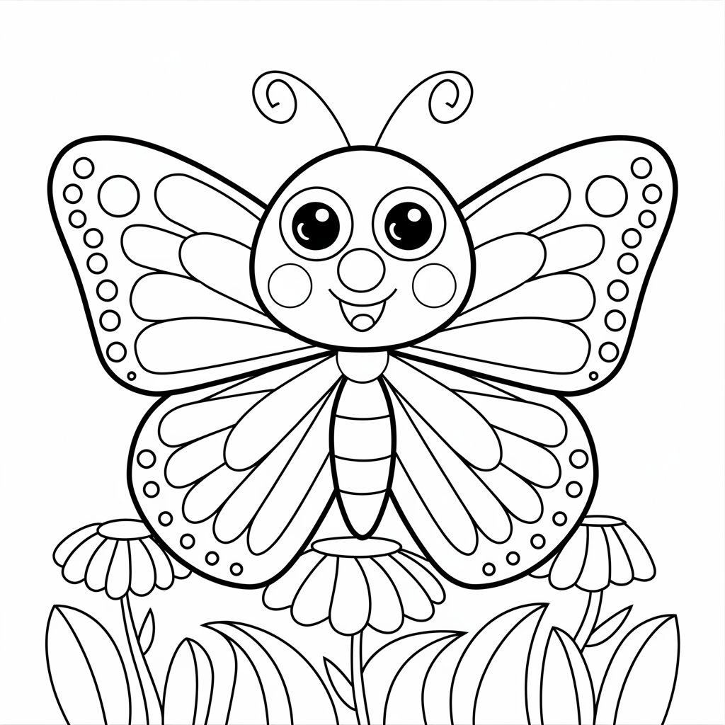 borboleta desenho para colorir