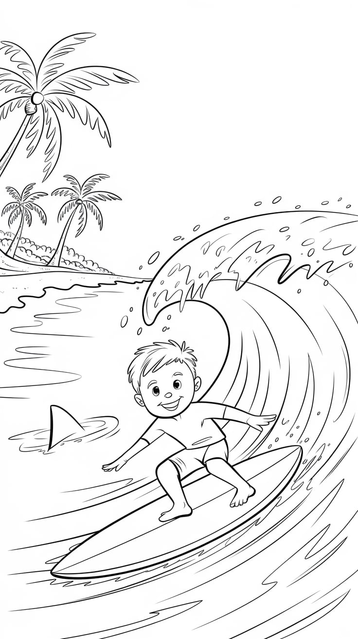 atividade para colorir sobre as férias