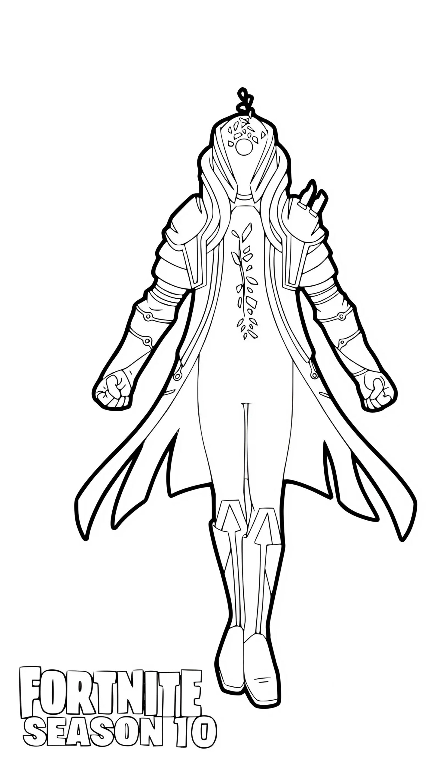 midas fortnite para colorir