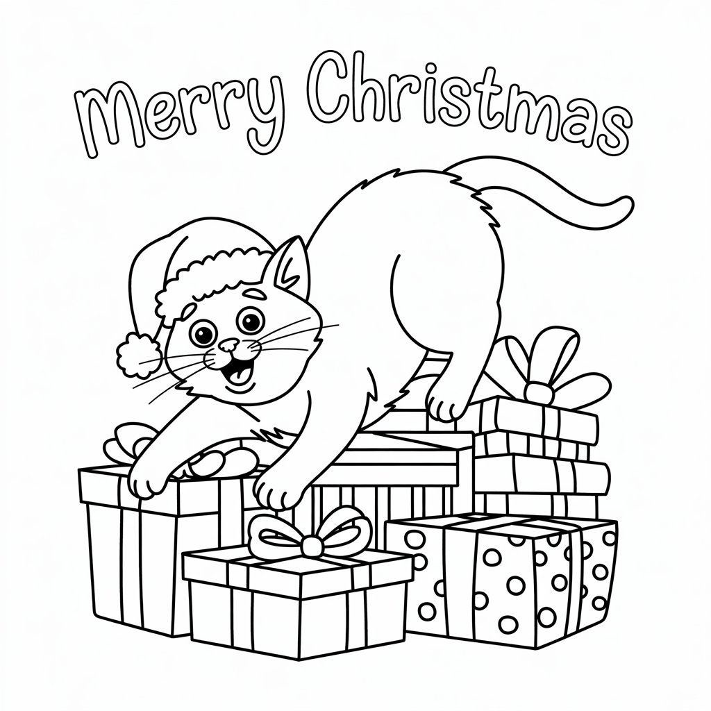 desenhos para colorir de gatos