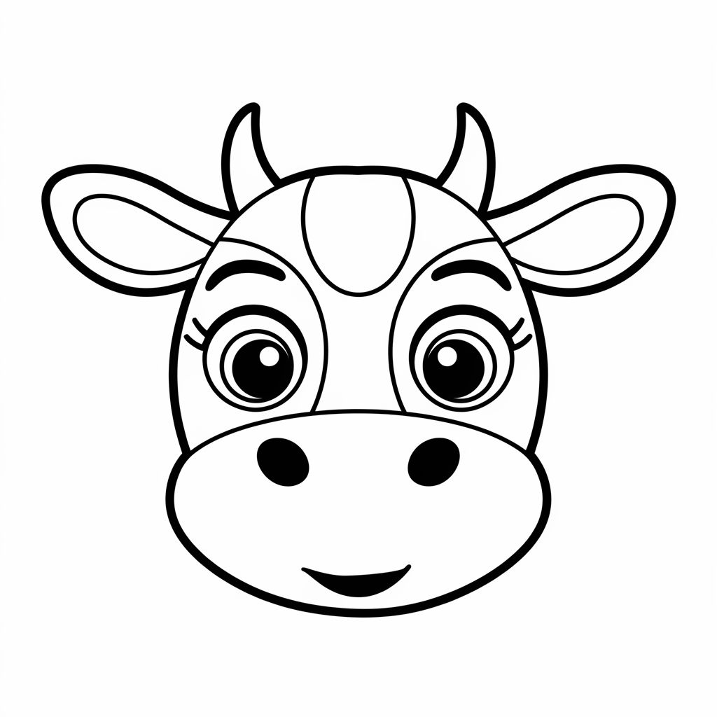 desenho para colorir vaca