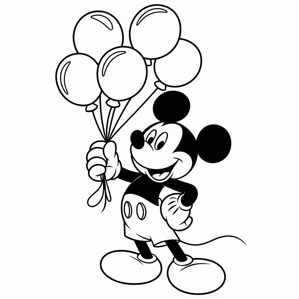 mickey e minnie para colorir