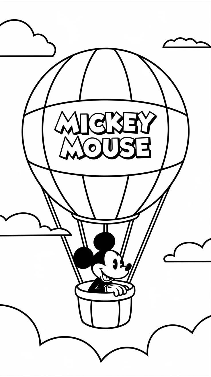 desenhos para colorir da minnie e do mickey