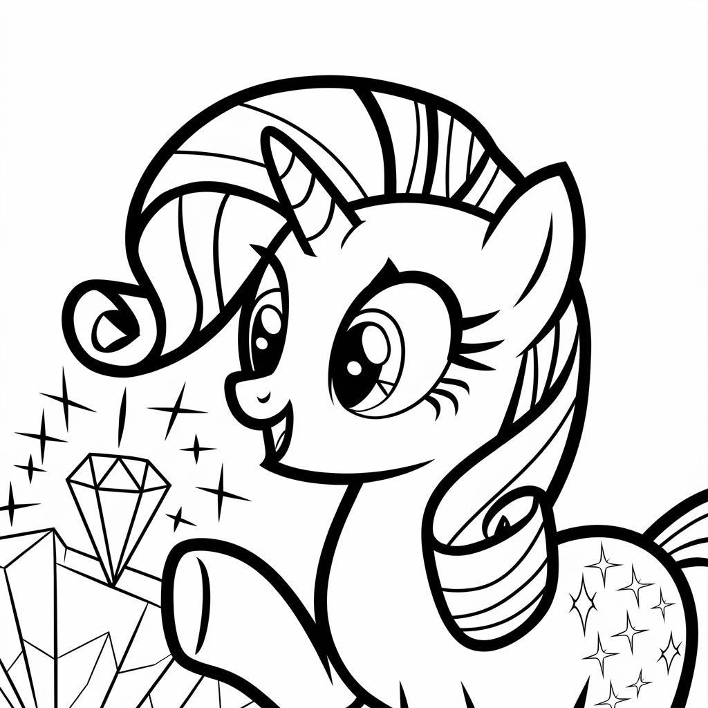 my little pony para colorir pinkie pie