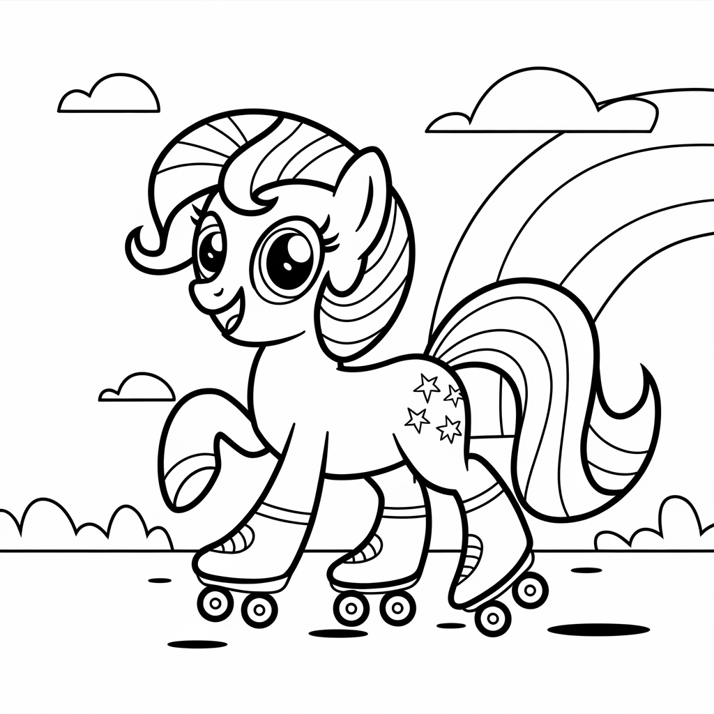 my little pony para colorir fluttershy