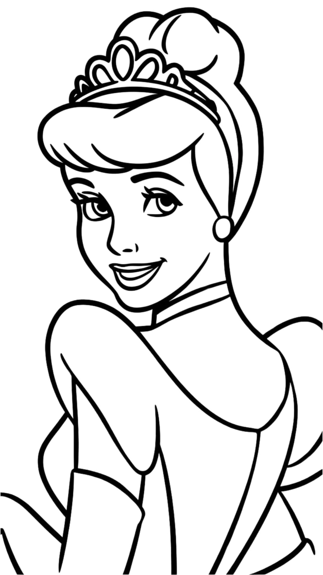 desenhos para colorir princesa disney
