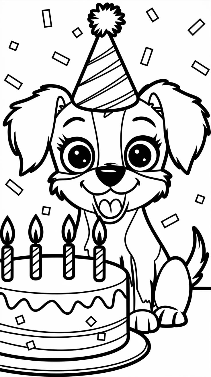 desenhos para colorir cachorros