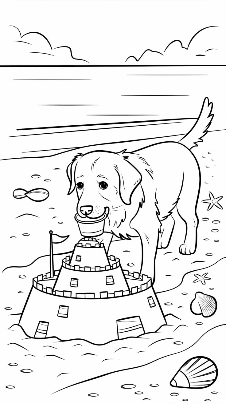 desenho de boas férias para colorir