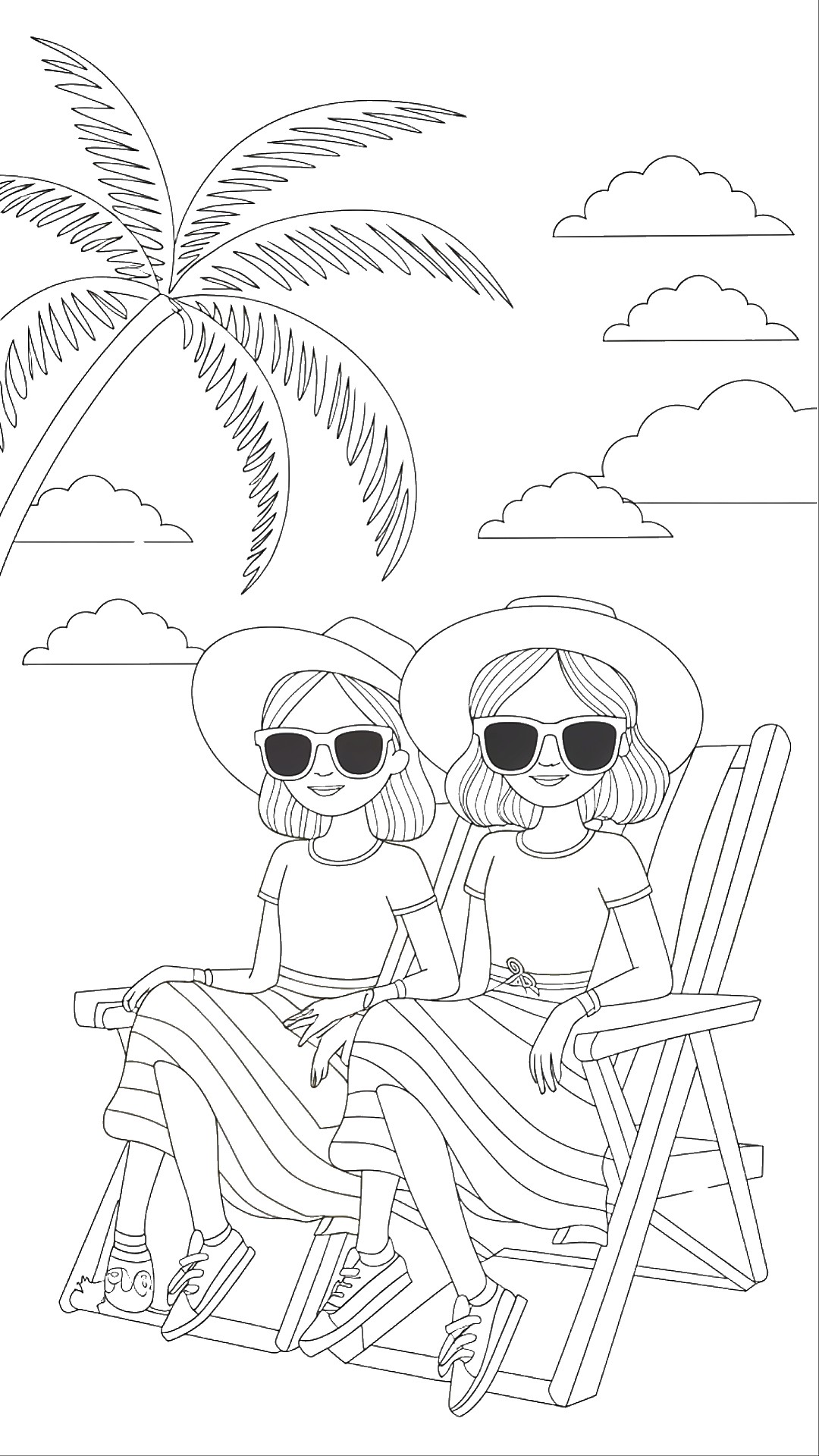 desenhos do verão para colorir