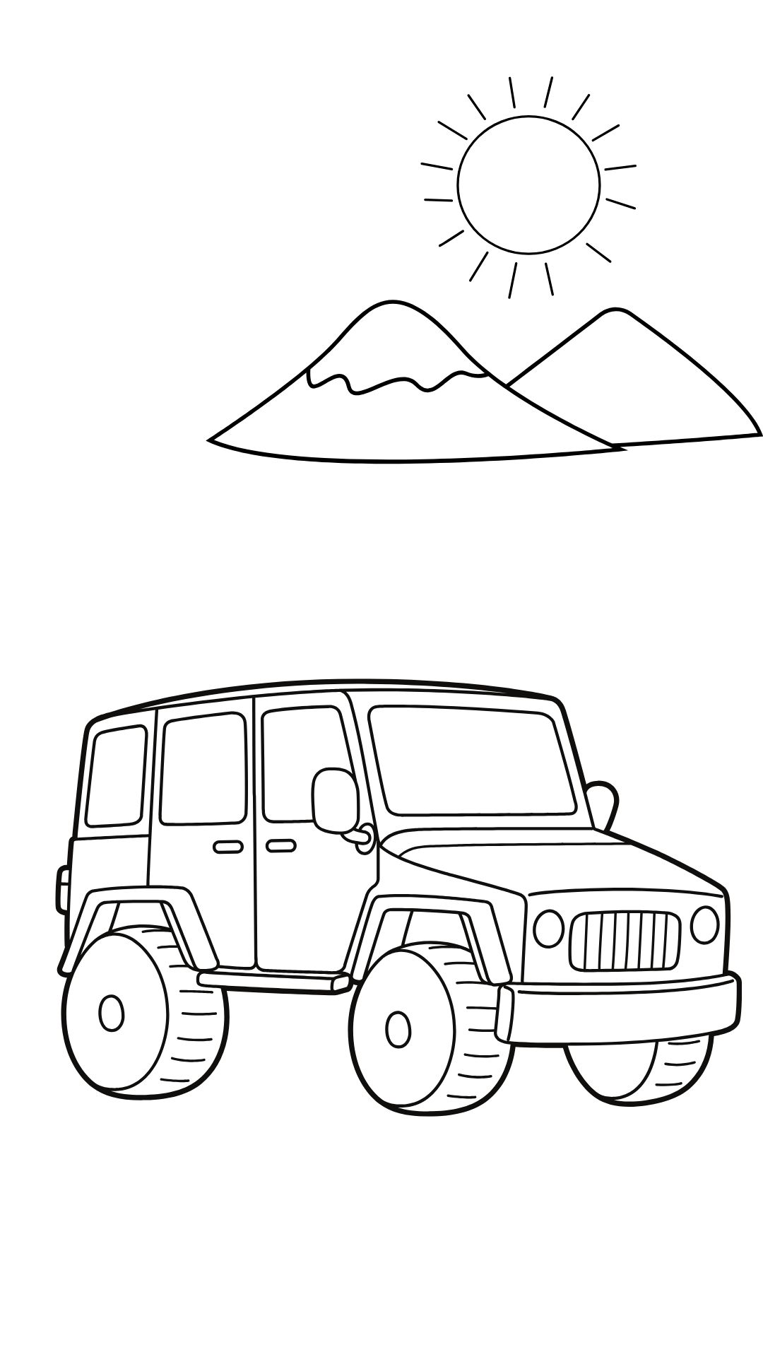 carros para colorir imprimir