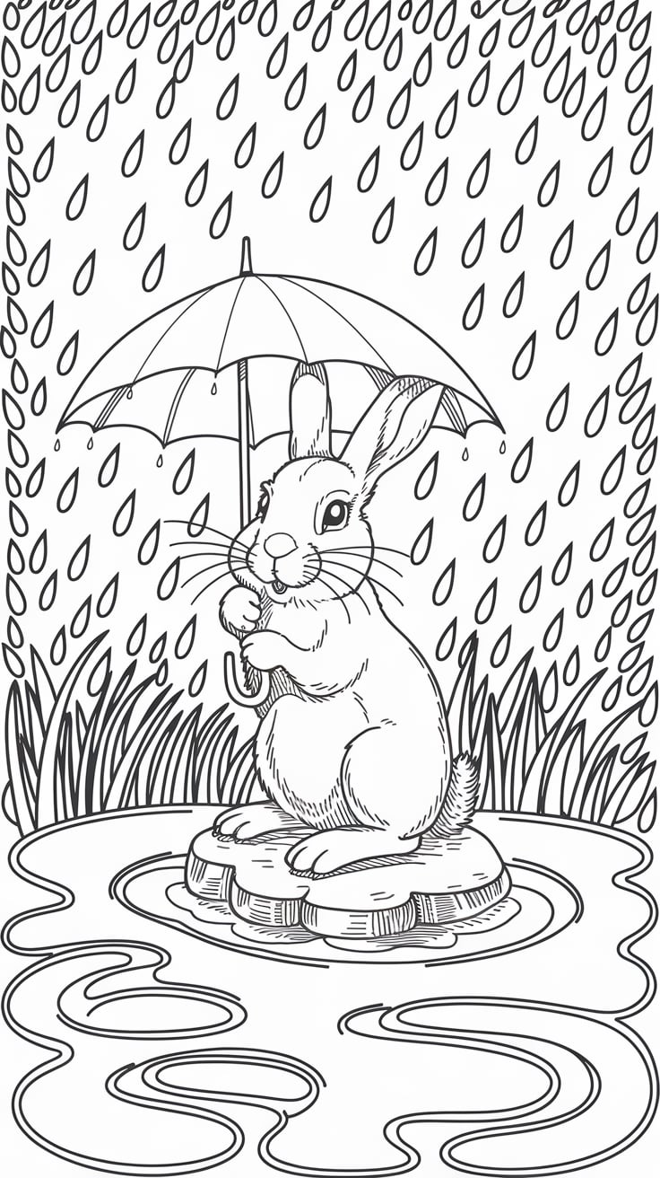 desenhos para colorir de coelhinho