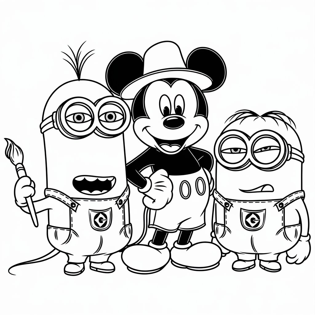 mickey desenhos para colorir