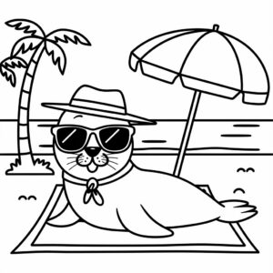 de férias para colorir