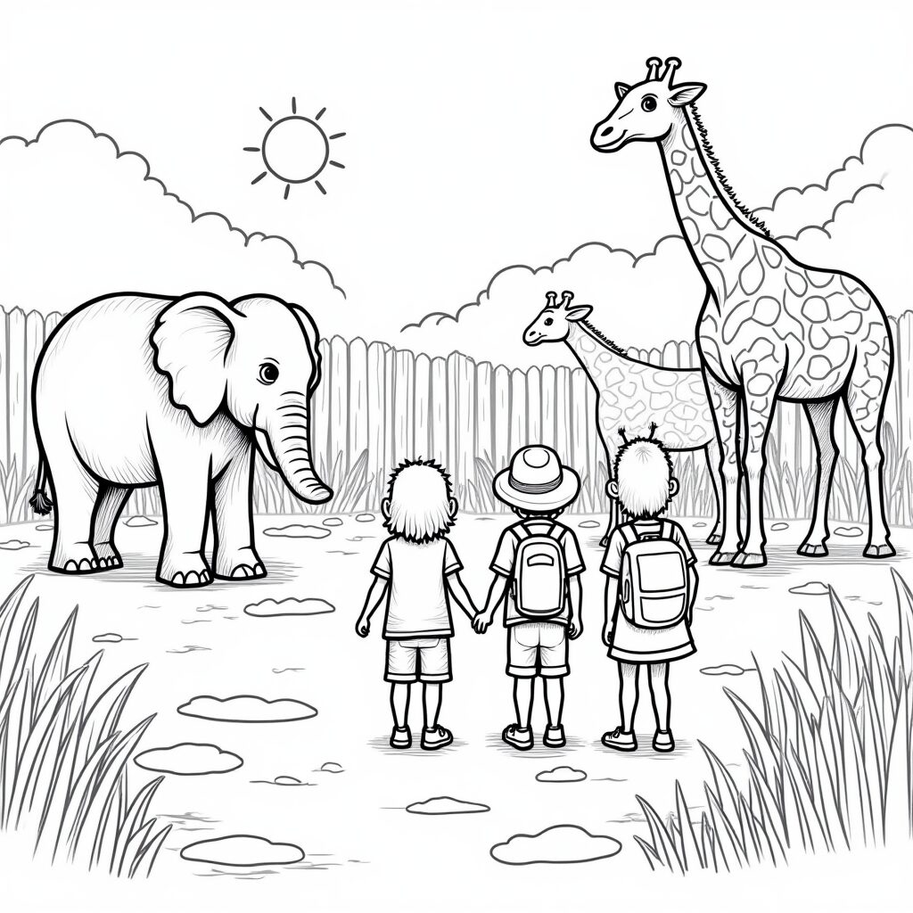 desenhos para colorir sobre o verão