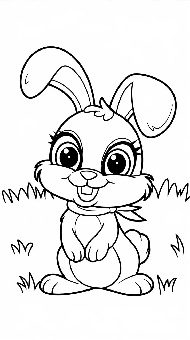 desenhos para colorir de coelhinhos