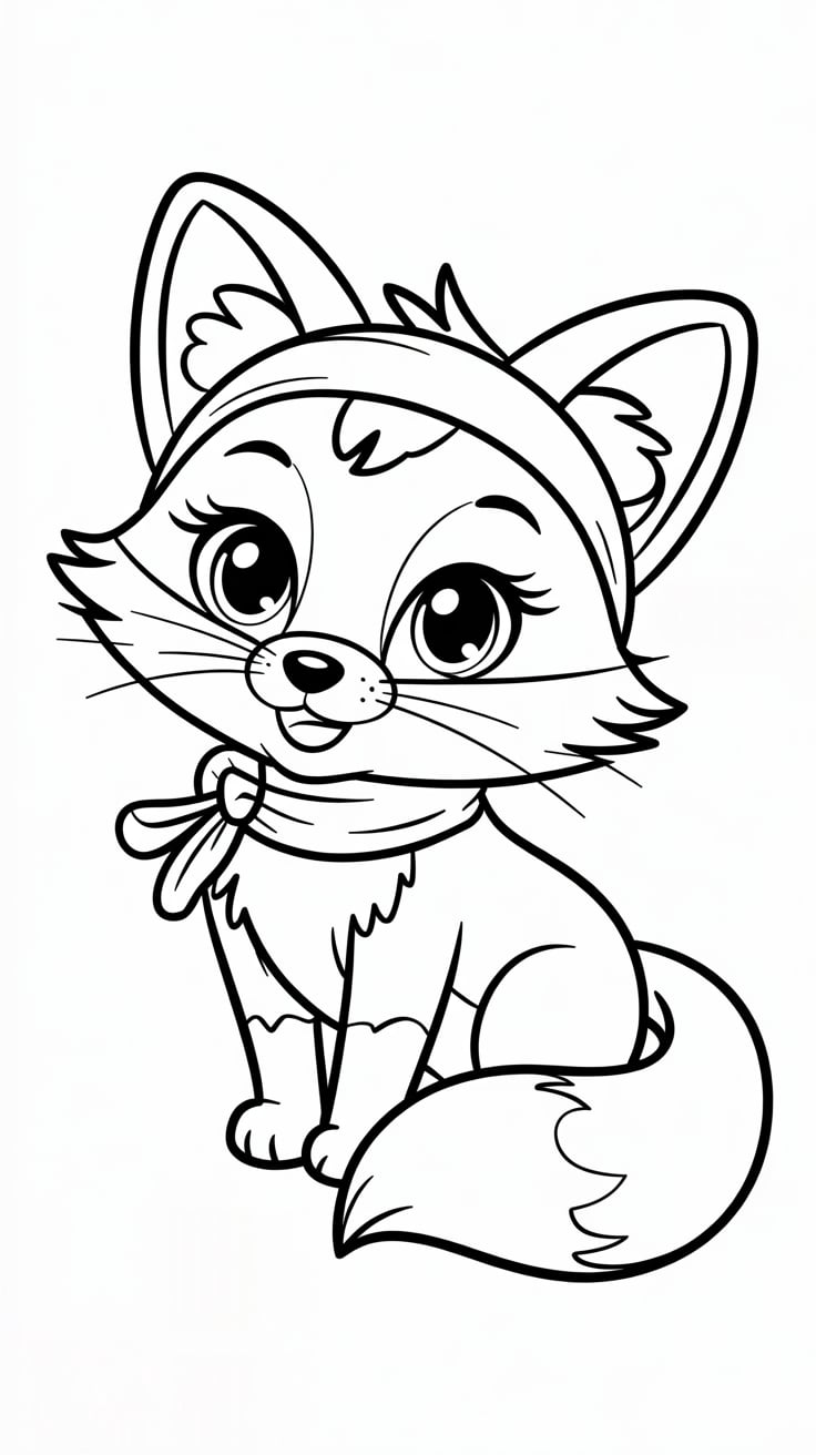 desenho da raposa do pequeno principe para colorir