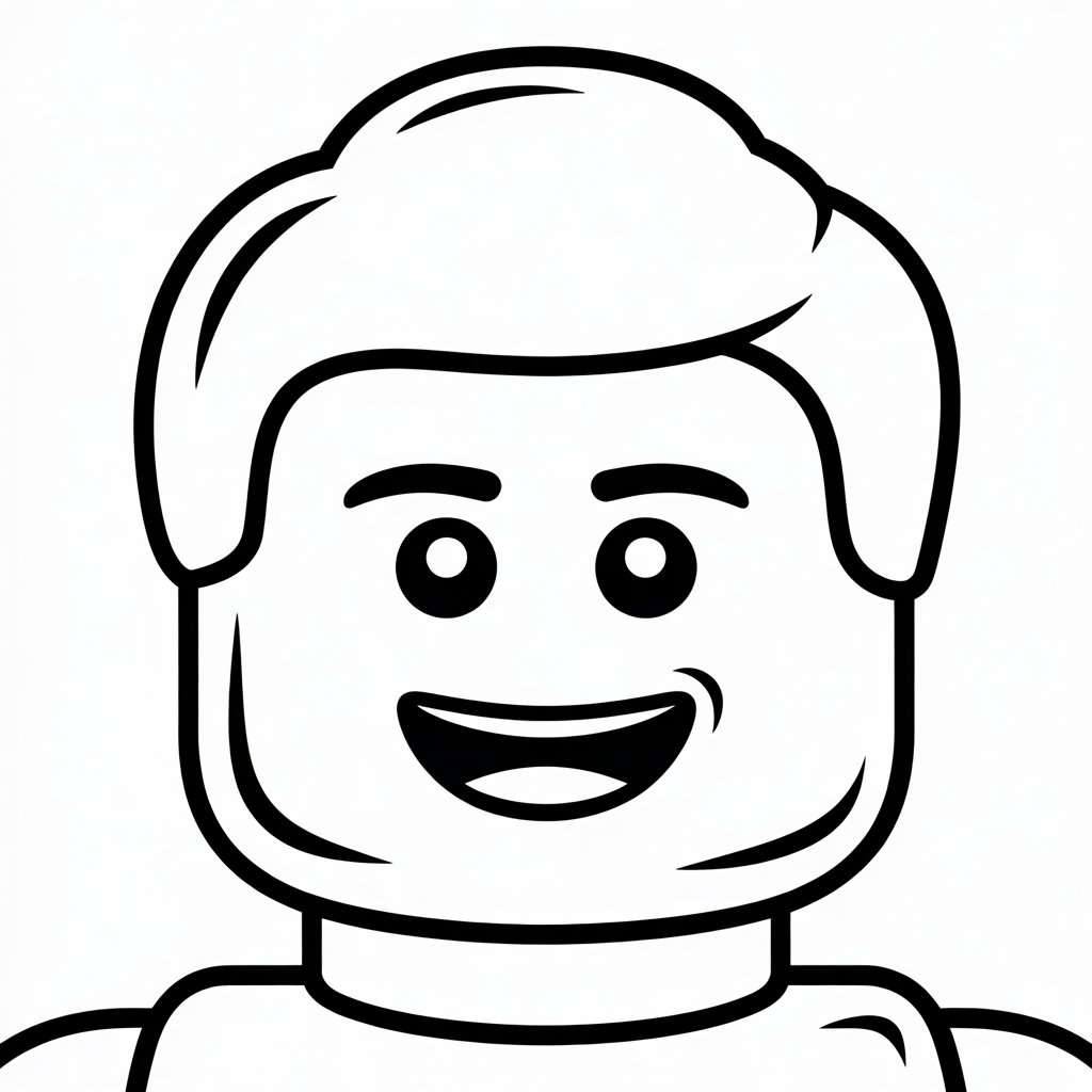 desenho para colorir do lego