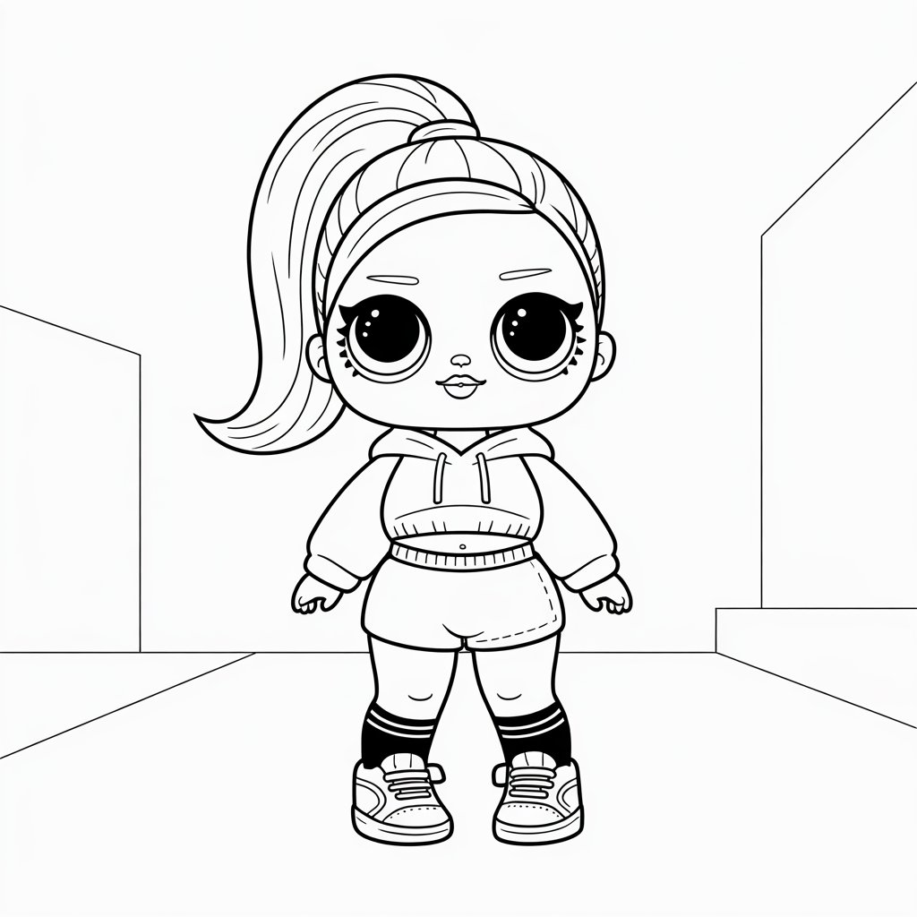 desenhos da l.o.l. para colorir