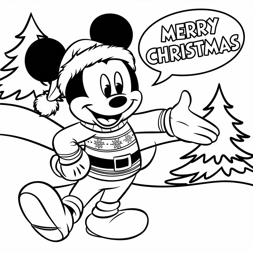 desenho mickey para colorir