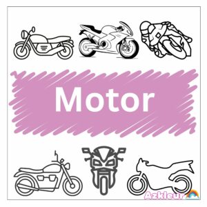 Desenho de moto para colorir