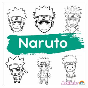 Naruto para colorir