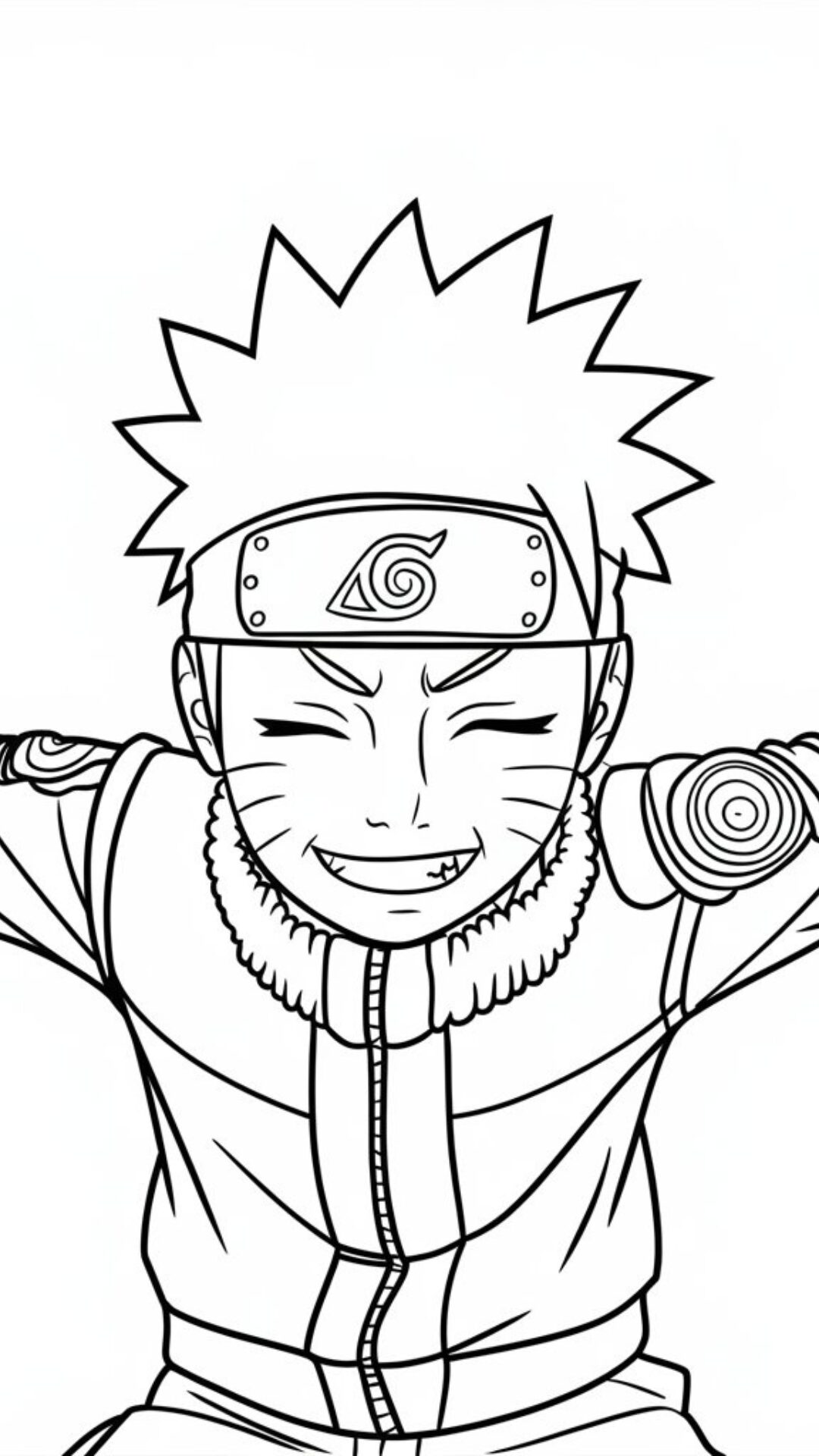naruto para colorir e imprimir