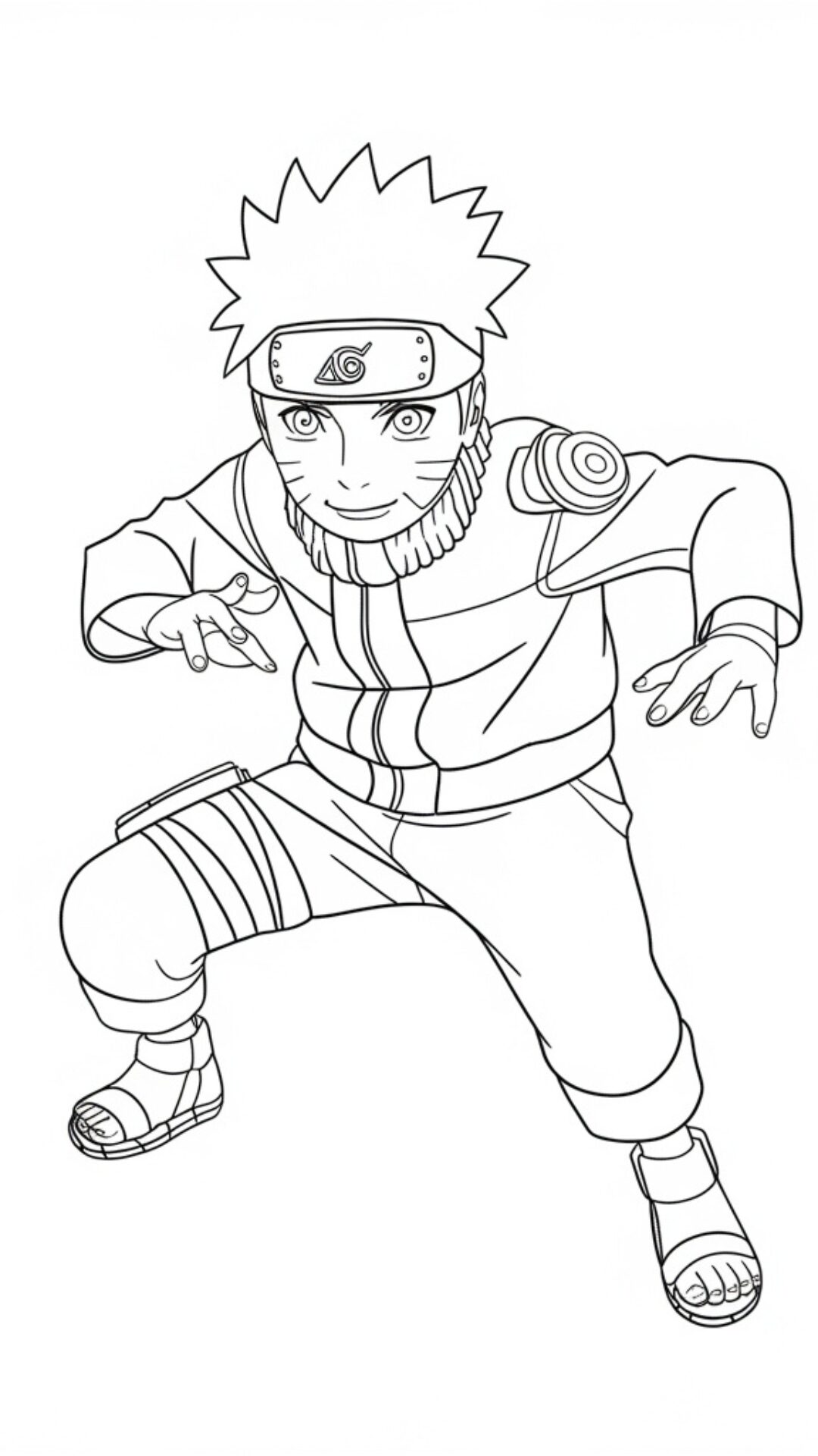 naruto pra colorir