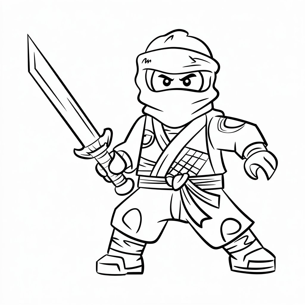 ninjago para colorir jay