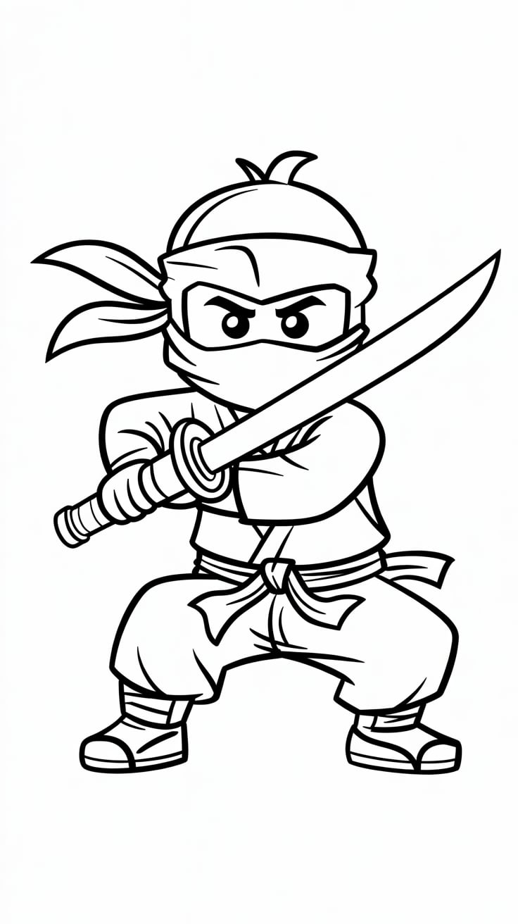 lego ninjago para colorir