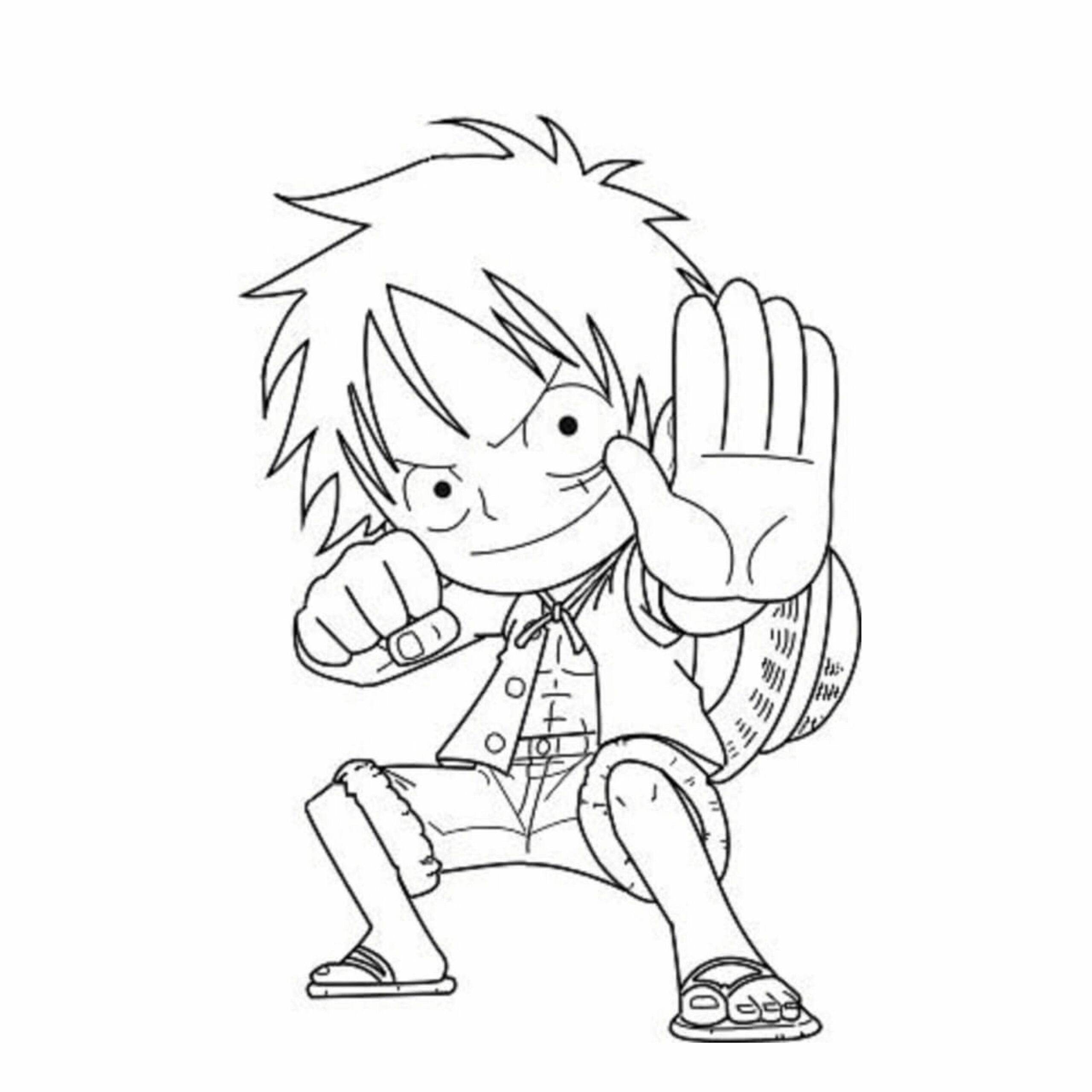 desenhos one piece para colorir