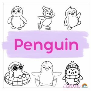 Pinguim para colorir