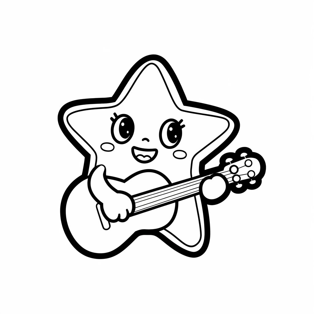 estrela desenho para colorir