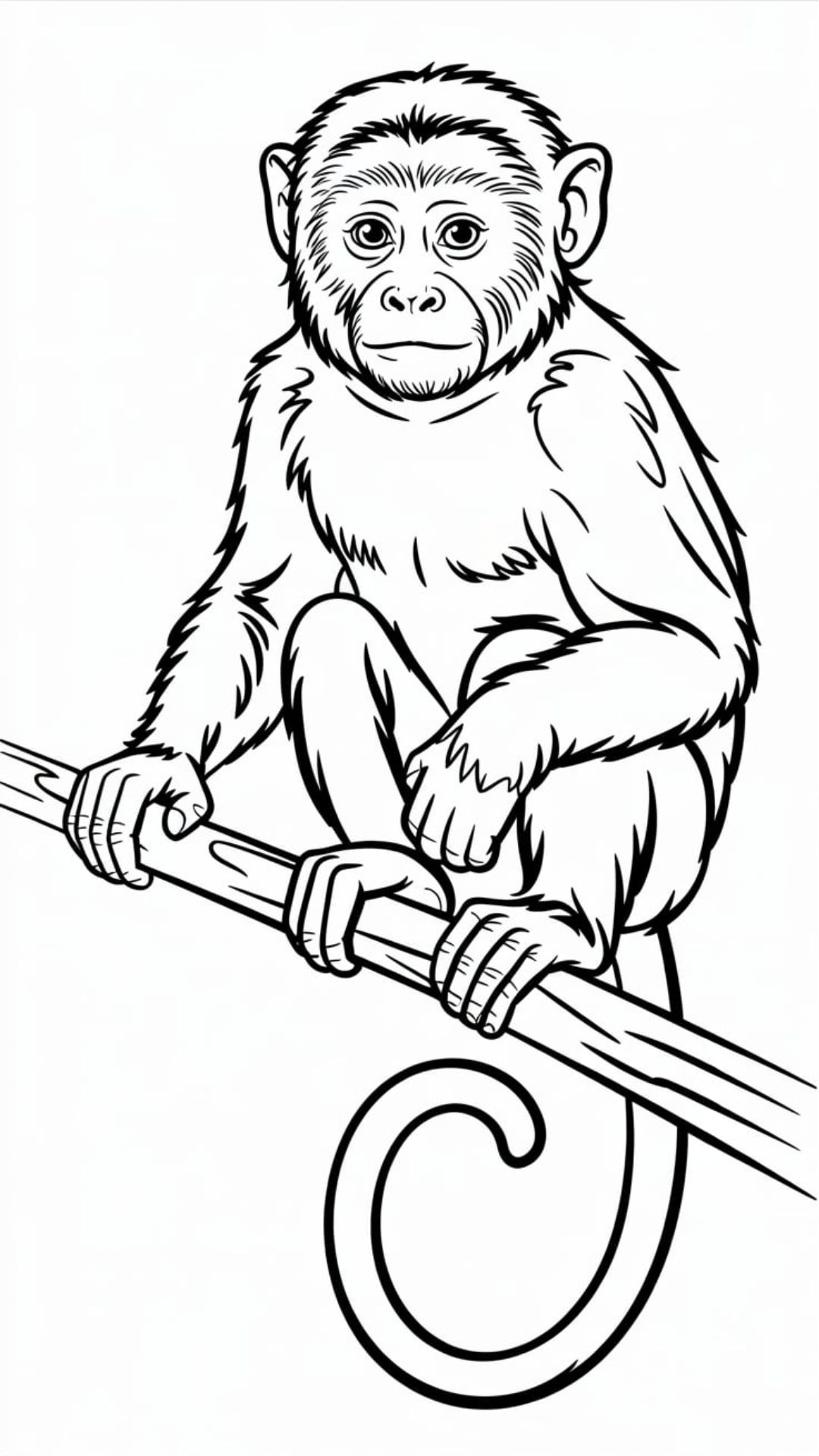 desenhos de macaco para colorir e imprimir
