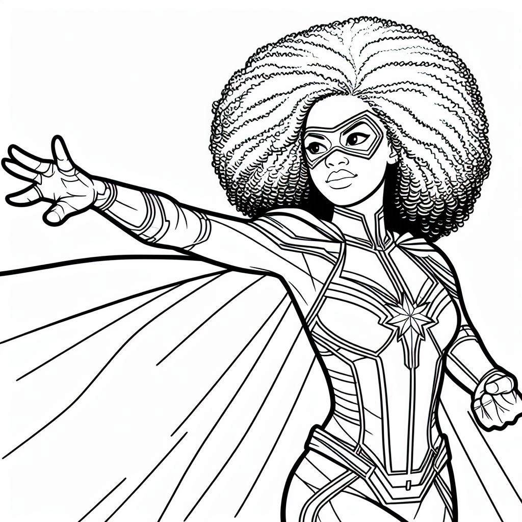 desenho para colorir super heróis marvel