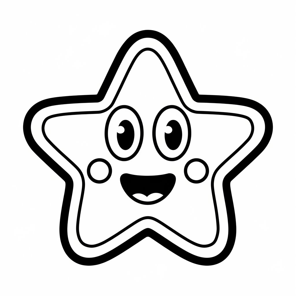 desenho de estrela para colorir