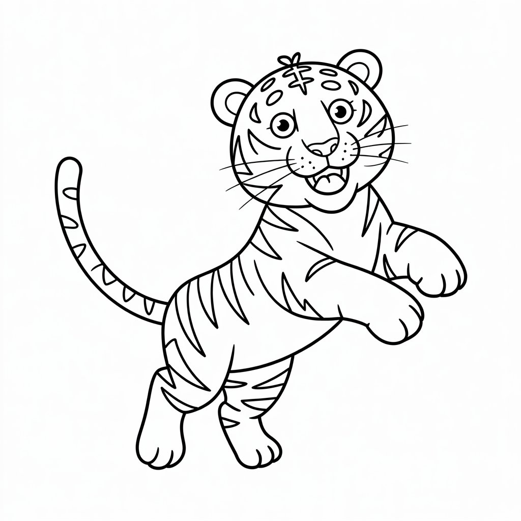 tigre para colorir e imprimir