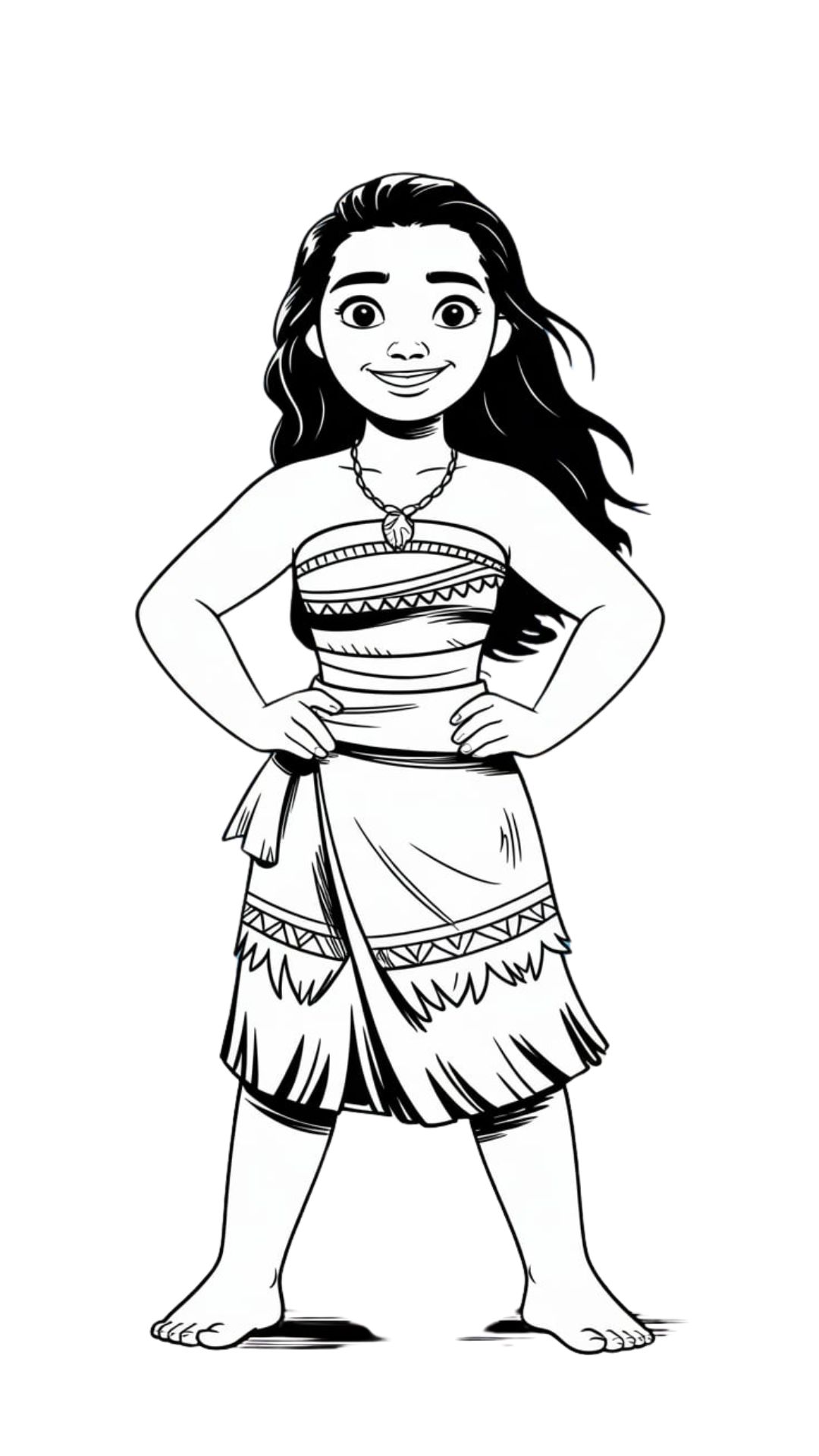 moana e maui para colorir