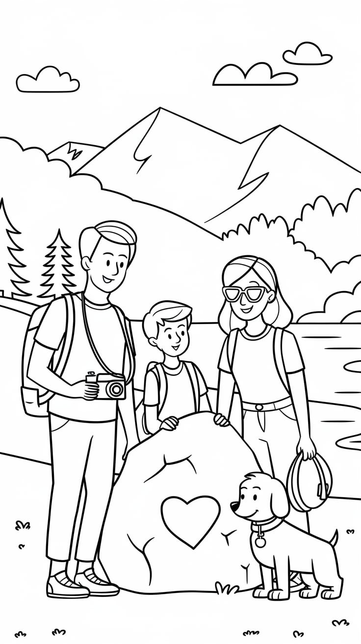 boas férias para colorir