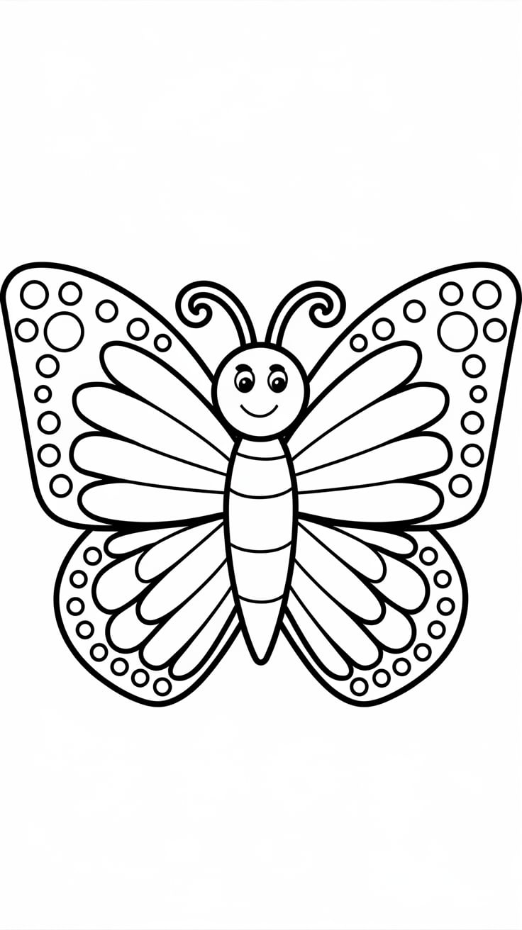borboletas para imprimir e colorir