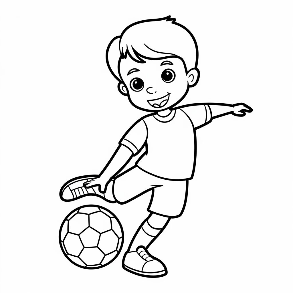 desenho para colorir futebol