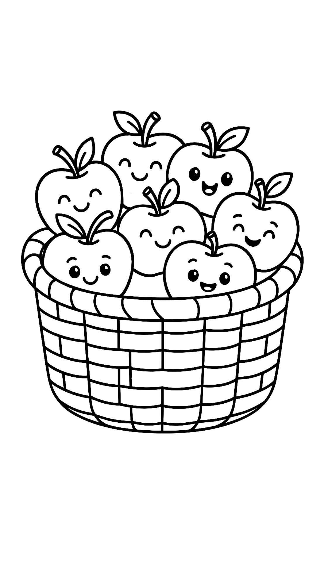 maçã desenho para colorir