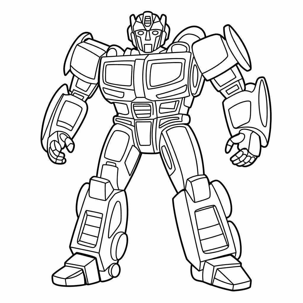 desenhos para colorir transformers bumblebee