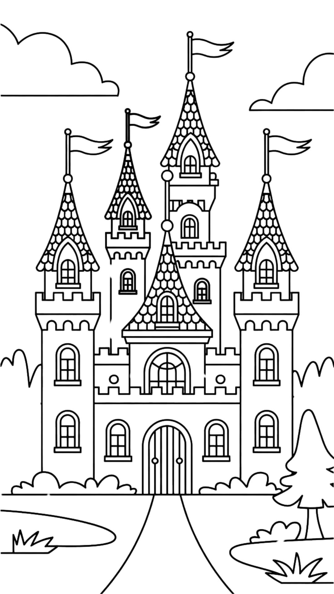 desenho ana castela para colorir