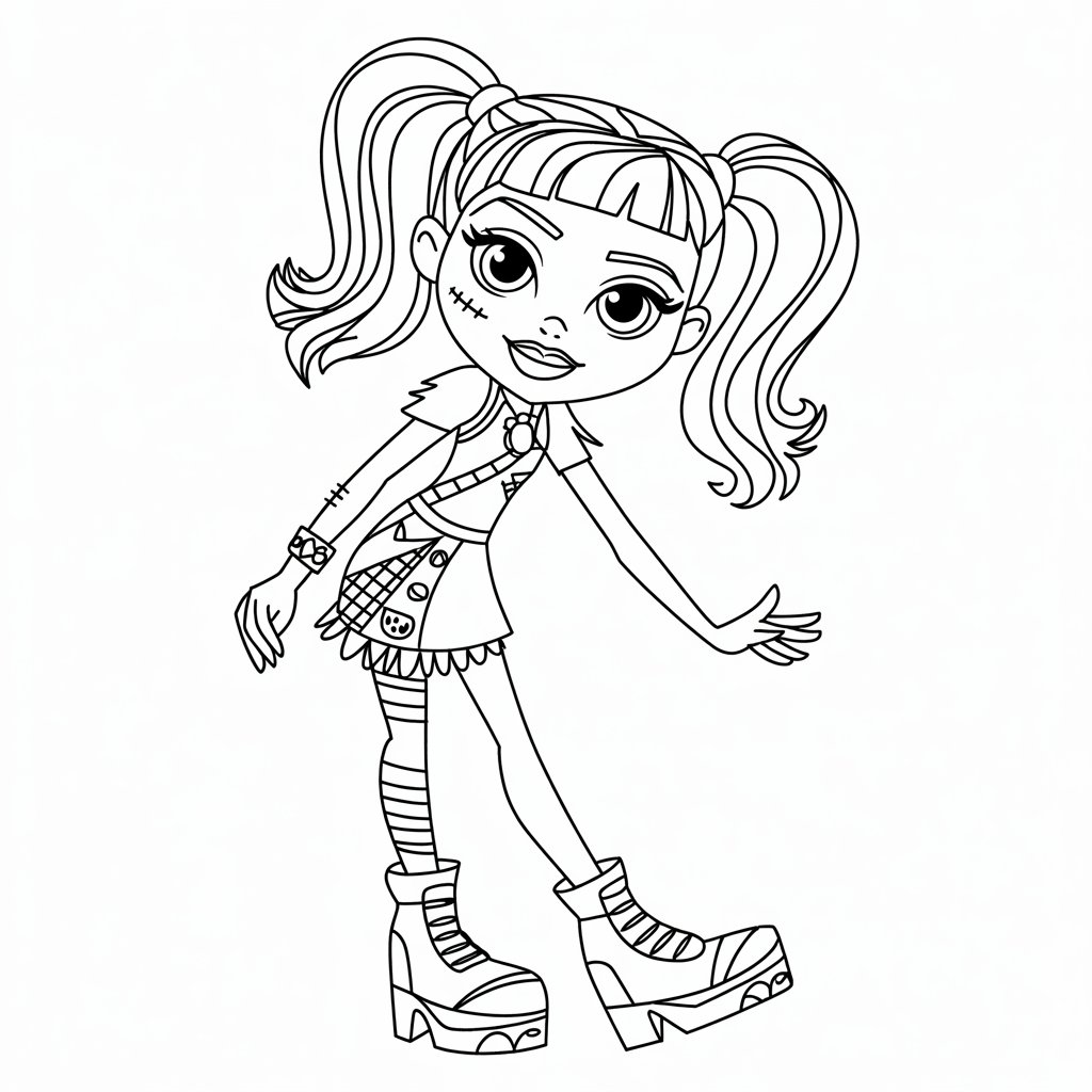 monster high colorir