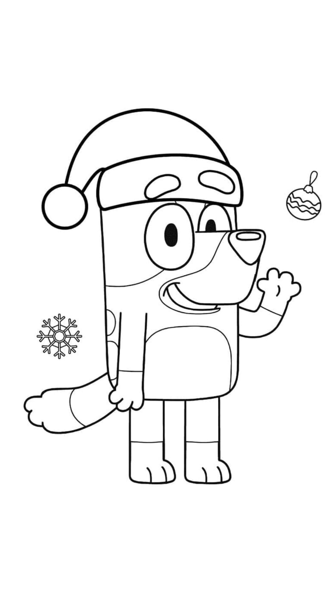 desenho da bluey para colorir