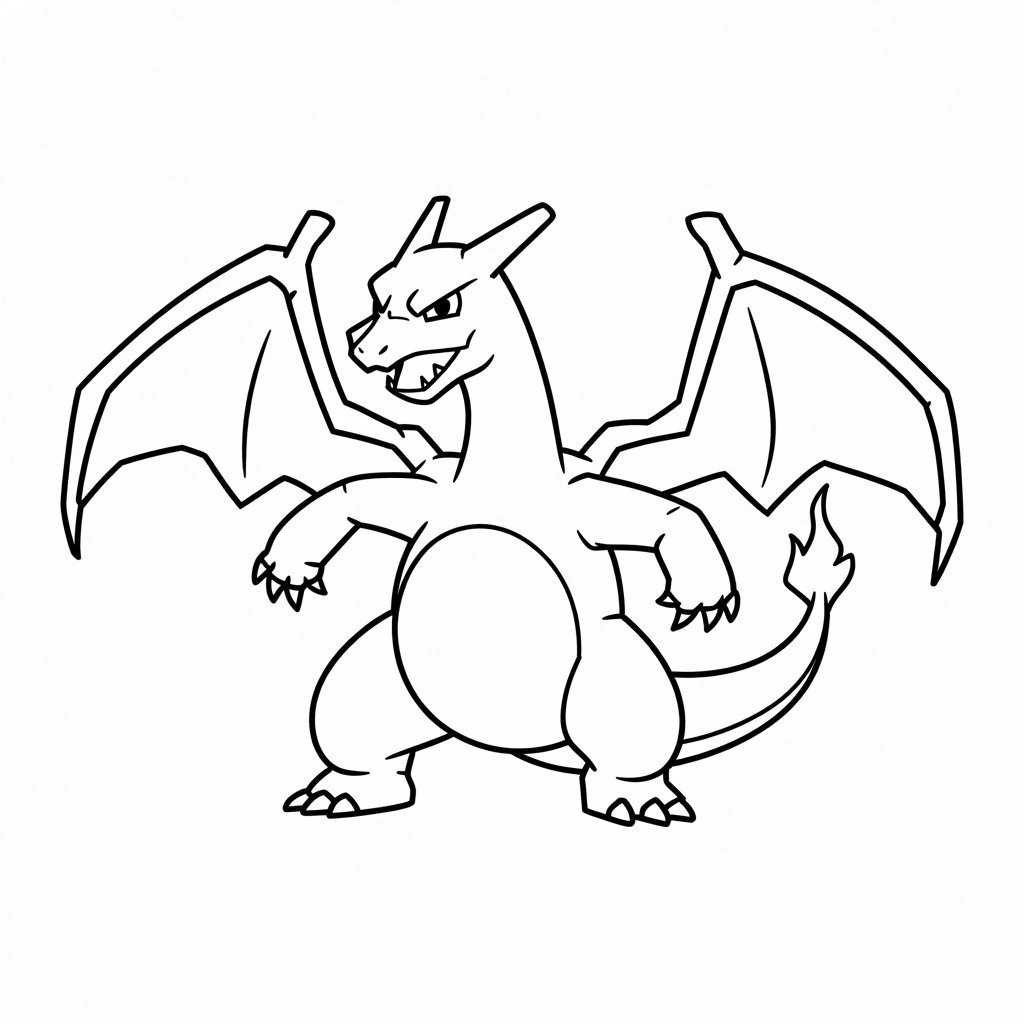 charizard para colorir