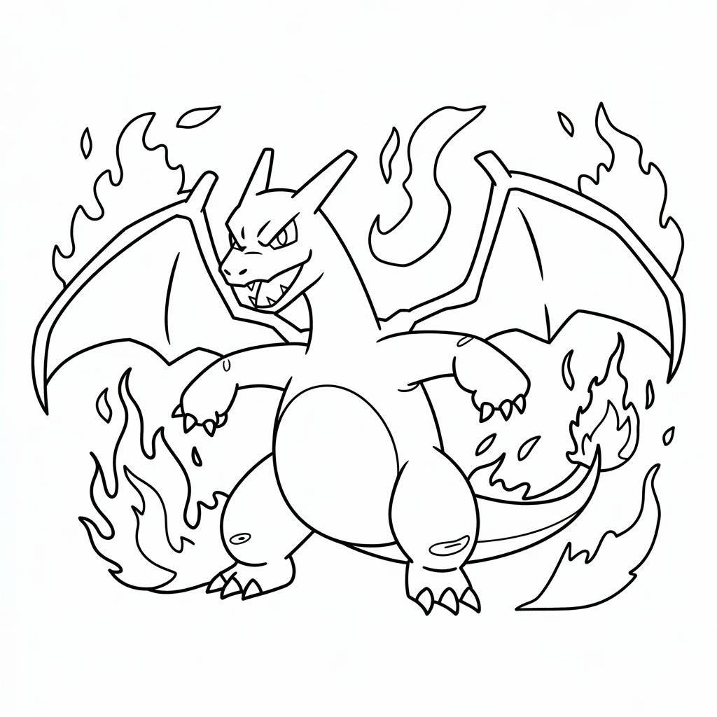 charizard colorir