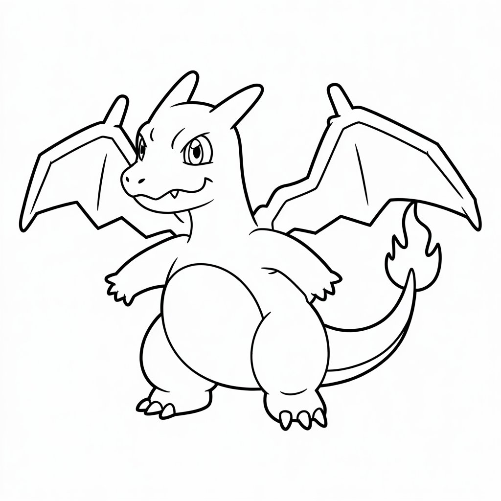 charizard gigantamax para colorir